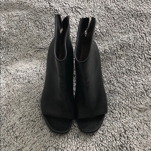 Givenchy Leather Open Toed Booties - Picture 2 of 8